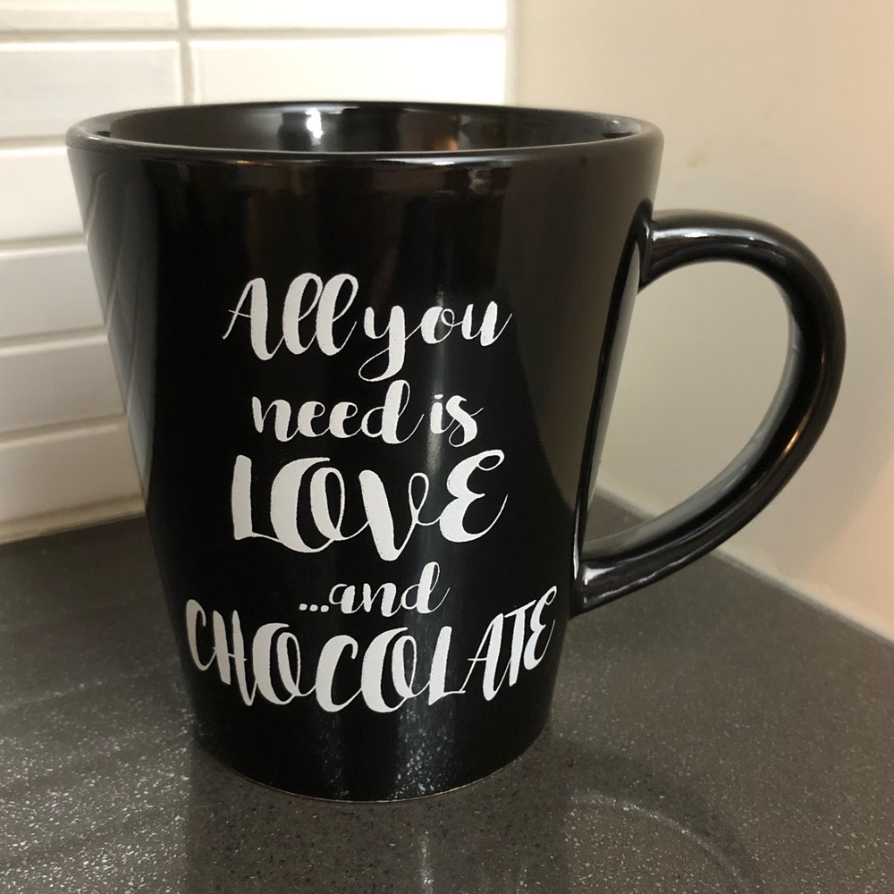 All you need is love...and chocolate mug